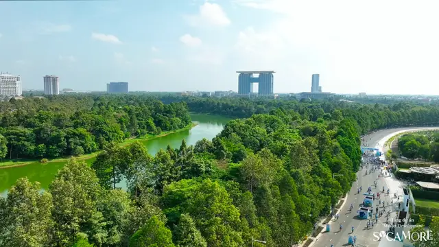Toàn cảnh khu vực, flycam