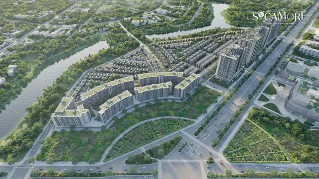 Phối cảnh Sycamore ban ngày