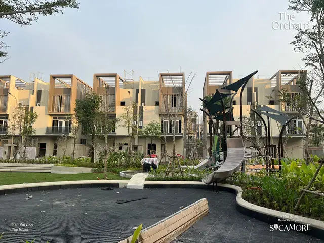Khu vui chơi The Island, ảnh tiến độ